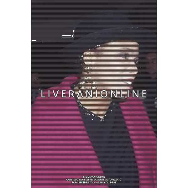 DIAP-RETROSPETTIVA DEE DEE BRIDGEWATER CANTANTE NELLA FOTO DEE DEE BRIDGEWATER A SANREMO NELL\'ANNO 1990 AG ALDO LIVERANI SAS