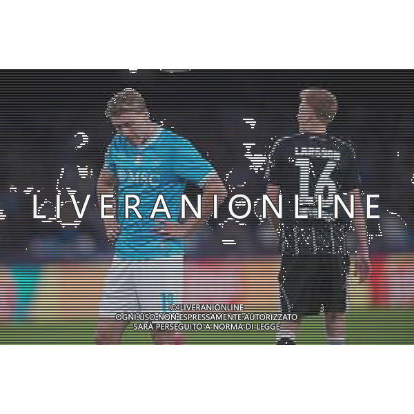 TVPM Napoli, Eintracht Frankfurt Nella Foto: Rasmus Hojlund Foto Mosca, Ag.Liverani - AGENZIA ALDO LIVERANI SAS -TVPM Napoli vs Eintracht Francoforte 4a Giornata Champions League 04.11.2025