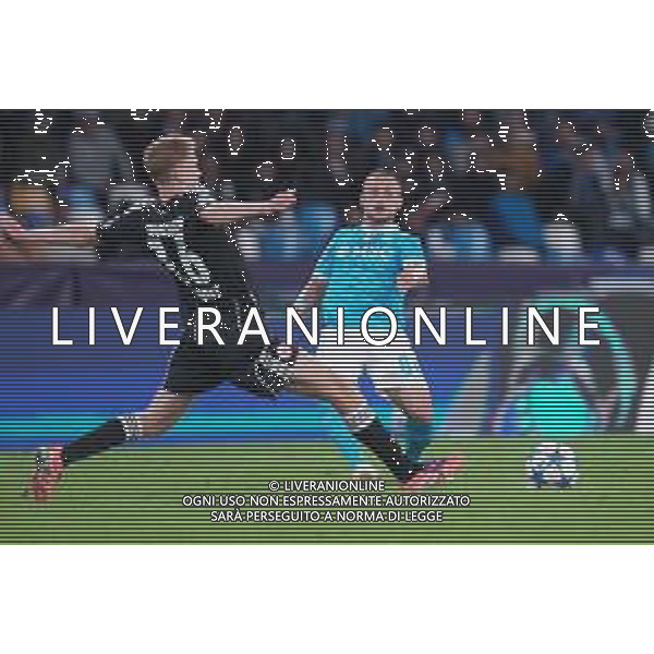 TVPM Napoli, Eintracht Frankfurt Nella Foto: Stanislav Lobotka Foto Mosca, Ag.Liverani - AGENZIA ALDO LIVERANI SAS -TVPM Napoli vs Eintracht Francoforte 4a Giornata Champions League 04.11.2025