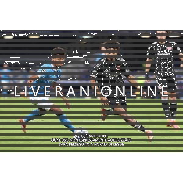 TVPM Napoli, Eintracht Frankfurt Nella Foto: David Neres, Nathaniel Brown Foto Mosca, Ag.Liverani - AGENZIA ALDO LIVERANI SAS -TVPM Napoli vs Eintracht Francoforte 4a Giornata Champions League 04.11.2025