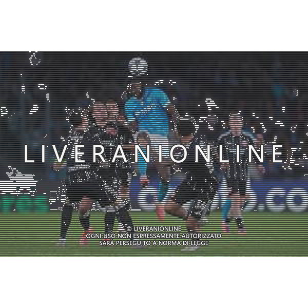 TVPM Napoli, Eintracht Frankfurt Nella Foto: Frank Anguissa Foto Mosca, Ag.Liverani - AGENZIA ALDO LIVERANI SAS -TVPM Napoli vs Eintracht Francoforte 4a Giornata Champions League 04.11.2025