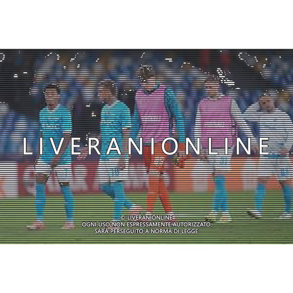 TVPM Napoli, Eintracht Frankfurt Nella Foto: fine gara napoli Foto Mosca, Ag.Liverani - AGENZIA ALDO LIVERANI SAS -TVPM Napoli vs Eintracht Francoforte 4a Giornata Champions League 04.11.2025