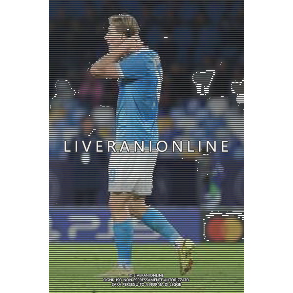 TVPM Napoli, Eintracht Frankfurt Nella Foto: Rasmus Hojlund Foto Mosca, Ag.Liverani - AGENZIA ALDO LIVERANI SAS -TVPM Napoli vs Eintracht Francoforte 4a Giornata Champions League 04.11.2025