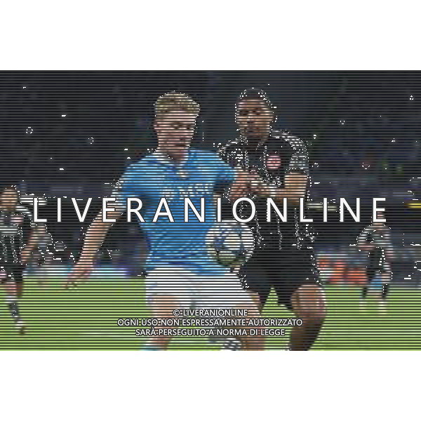 TVPM Napoli, Eintracht Frankfurt Nella Foto: Rasmus Hojlund Foto Mosca, Ag.Liverani - AGENZIA ALDO LIVERANI SAS -TVPM Napoli vs Eintracht Francoforte 4a Giornata Champions League 04.11.2025