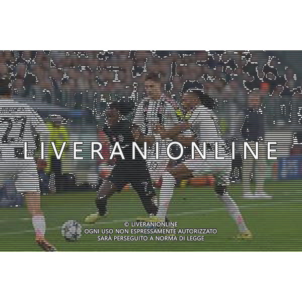 Torino 04.11.2025 Allianz Stadium © Manuela Viganti/Agenzia Aldo Liverani Juventus vs Sporting Lisbona 4a giornata Uefa Champions League 2025/2026 Nella foto: khephren thuram e geovany quenda