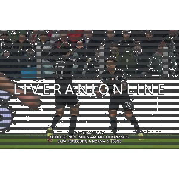 Torino 04.11.2025 Allianz Stadium © Manuela Viganti/Agenzia Aldo Liverani Juventus vs Sporting Lisbona 4a giornata Uefa Champions League 2025/2026 Nella foto: esultanza sporting lisbona dopo il gol di maximiliano araujo