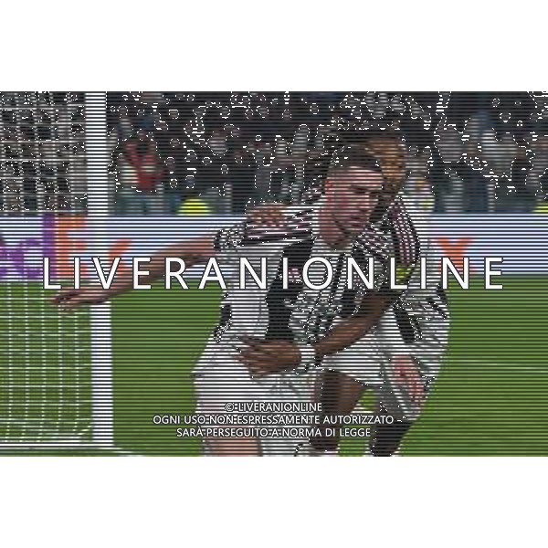 Torino 04.11.2025 Allianz Stadium TVAF-©Alessandro Falzone/Ag. Aldo Liverani sas Juventus vs Sporting Lisbona Uefa Champions League 2025/2026 4a giornata Nella foto: esultanza gol di vlahovic