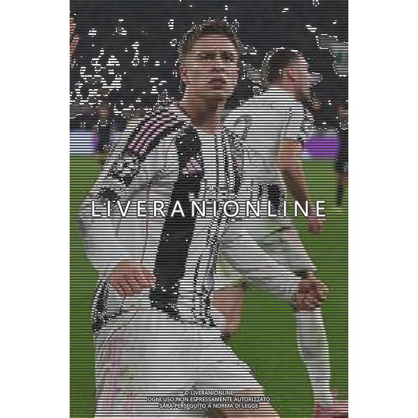 Torino 04.11.2025 Allianz Stadium TVAF-©Alessandro Falzone/Ag. Aldo Liverani sas Juventus vs Sporting Lisbona Uefa Champions League 2025/2026 4a giornata Nella foto: esultanza gol di vlahovic - yildiz