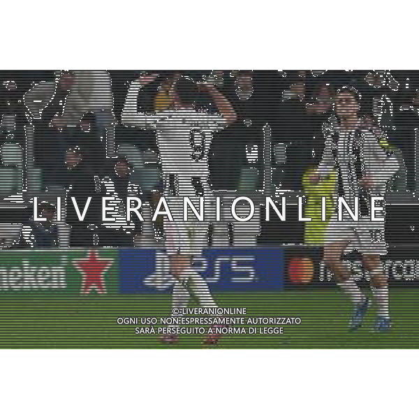 TVPG Juventus FC vs SCP Sporting Lisbona nella foto Dusan Vlahovic (Fc Juventus) Esultanza dopo la rete 04-11-2025 Allianz Stadium, Torino (ITA) - Quarta Giornata Champions League 2025/26 ©TVPG Pasquale Golia - AGENZIA ALDO LIVERANI SAS