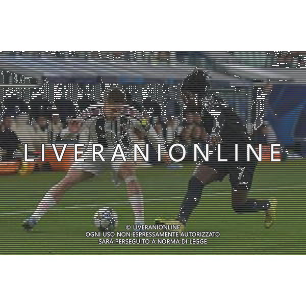 Torino 04.11.2025 Allianz Stadium © Manuela Viganti/Agenzia Aldo Liverani Juventus vs Sporting Lisbona 4a giornata Uefa Champions League 2025/2026 Nella foto: kenan yildiz e geovany quenda