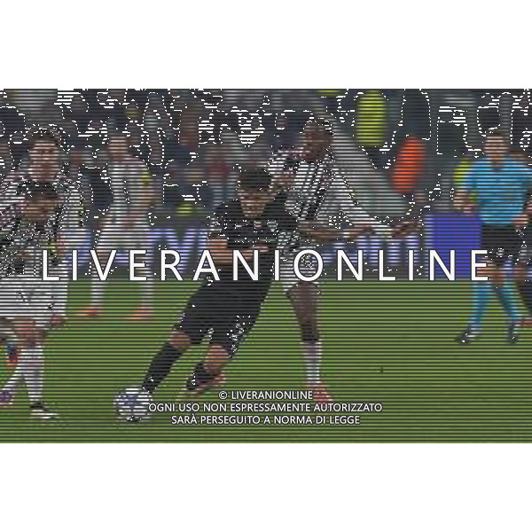 Torino 04.11.2025 Allianz Stadium © Manuela Viganti/Agenzia Aldo Liverani Juventus vs Sporting Lisbona 4a giornata Uefa Champions League 2025/2026 Nella foto: jonathan david e maximiliano araujo