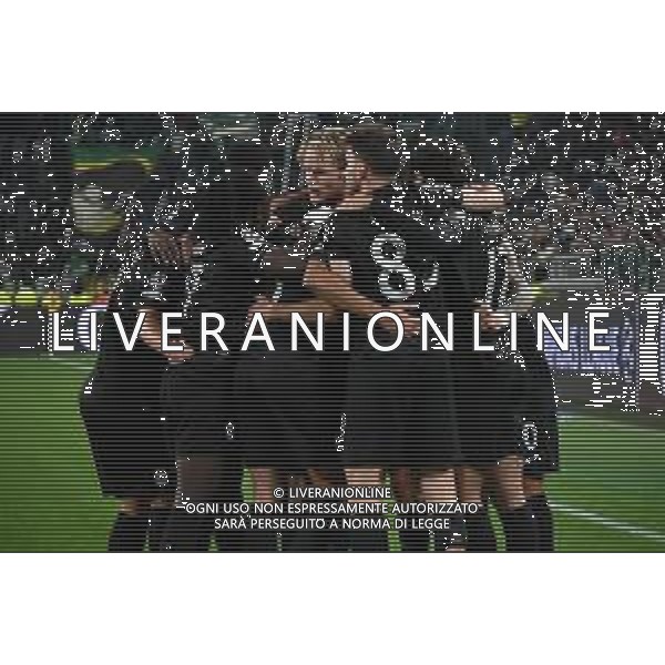 TVPG Juventus FC vs SCP Sporting Lisbona nella foto Sporting Lisbona Esultanza dopo la rete 04-11-2025 Allianz Stadium, Torino (ITA) - Quarta Giornata Champions League 2025/26 ©TVPG Pasquale Golia - AGENZIA ALDO LIVERANI SAS