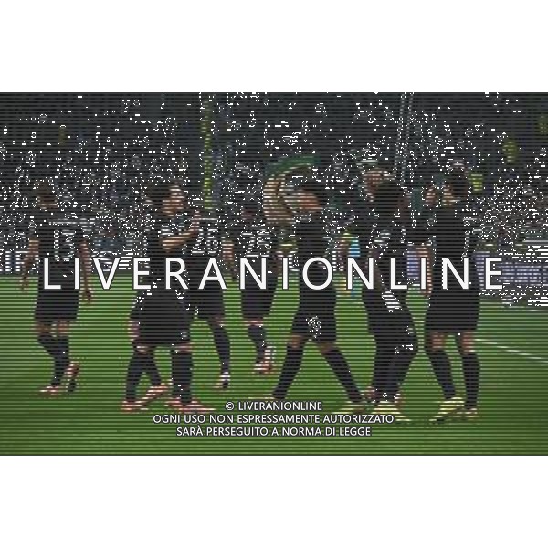 TVPG Juventus FC vs SCP Sporting Lisbona nella foto Sporting Lisbona Esultanza dopo la rete 04-11-2025 Allianz Stadium, Torino (ITA) - Quarta Giornata Champions League 2025/26 ©TVPG Pasquale Golia - AGENZIA ALDO LIVERANI SAS