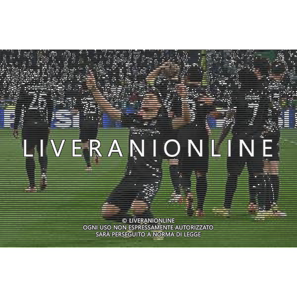 TVPG Juventus FC vs SCP Sporting Lisbona nella foto Maximiliano Araujo (SCP Sporting Lisbona) Esultanza dopo la rete 04-11-2025 Allianz Stadium, Torino (ITA) - Quarta Giornata Champions League 2025/26 ©TVPG Pasquale Golia - AGENZIA ALDO LIVERANI SAS
