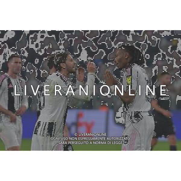 Torino 04.11.2025 Allianz Stadium © Manuela Viganti/Agenzia Aldo Liverani Juventus vs Sporting Lisbona 4a giornata Uefa Champions League 2025/2026 Nella foto: khephren thuram e manuel locatelli ©Viganti - AGENZIA ALDO LIVERANI SAS
