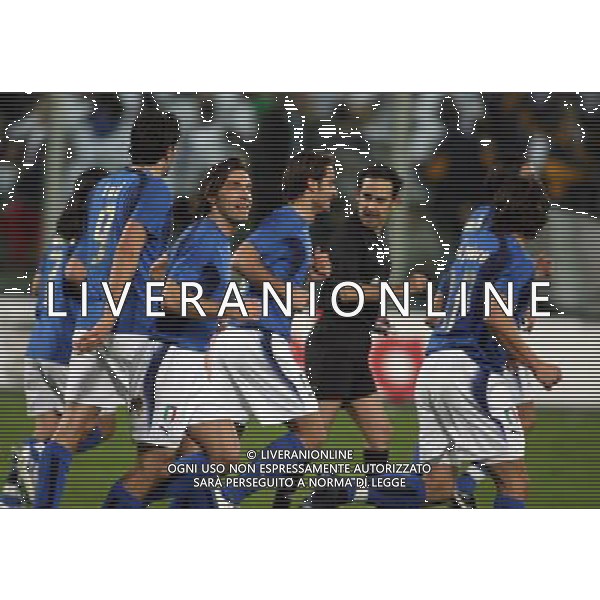 Firenze 01/03/2006 Italia-Germania Amichevole Nella foto: Gioia di Del Piero Alessandro dopo il gol del 4-0.* Ph Gianni Nucci/Agenzia Aldo Liverani