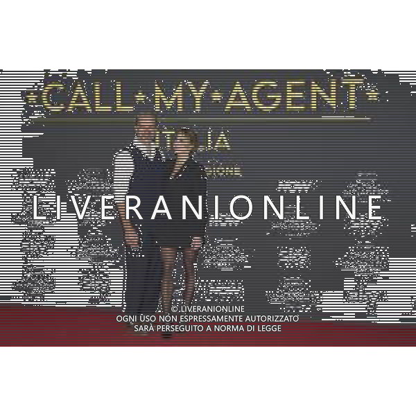 Roma 4 Novembre 2025 Red Carpet della Premiere della terza stagione della serie tv di sky ‘CALL MY AGENT’ Nella Foto: Luca Argentero, Cristina Marino Foto Credit: Andrea Bracaglia- AGENZIA ALDO LIVERANI SAS