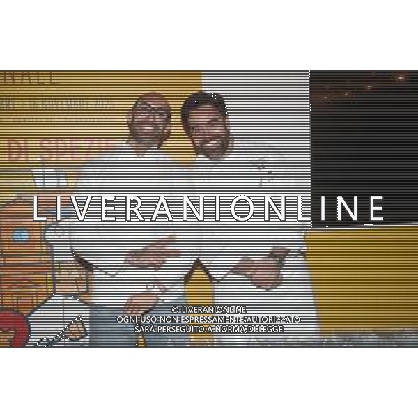 IMOLA 04 11 2025 BACCANALE 2025 "A TAVOLA CON IMOLA-AROMI DI BACCANALE"LA CENA DEI GIOVANI RISTORATORI IMOLESI NELLA FOTO PASTICCERE SEBASTIANO CARIDI E MAX MASCIA RISTORANTE SAN DOMENICO ©SANNA - AGENZIA ALDO LIVERANI SAS