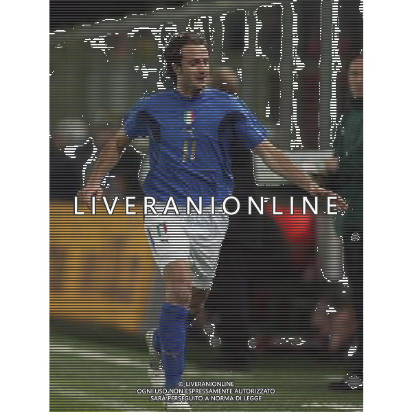 Firenze 01/03/2006 Italia-Germania Amichevole Nella foto: Gioia Gilardino Alberto dopo il gol del 1-0.* Ph Gianni Nucci/Agenzia Aldo Liverani