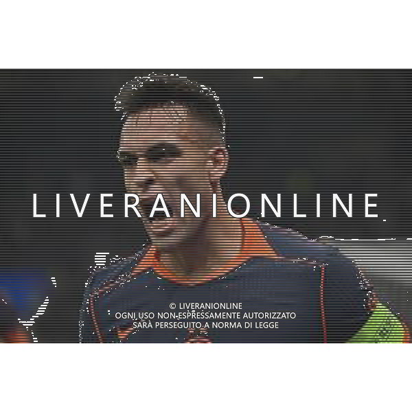 Inter vs Kairat Almaty nella foto Lautaro Martinez (Inter) esultanza dopo il gol dell\'1 a 0 Milano 05-11-2025 Stadio Giuseppe Meazza - San Siro Inter vs Kairat Almaty UEFA Champions League fase a girone unico - 4a giornata foto Roberto Garavaglia/Agenzia Aldo Liverani sas