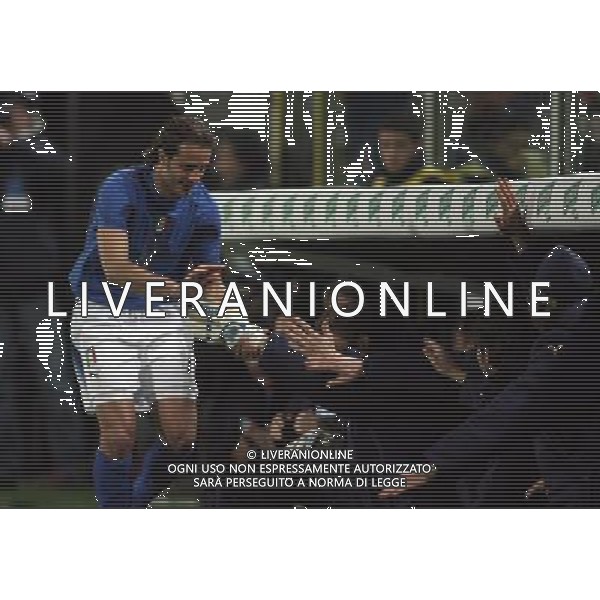 Firenze 01/03/2006 Italia-Germania Amichevole Nella foto: Gioia Gilardino Alberto dopo il gol del 1-0.* Ph Gianni Nucci/Agenzia Aldo Liverani