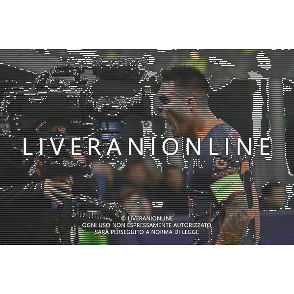 Inter vs Kairat Almaty nella foto Lautaro Martinez (Inter) esultanza dopo il gol dell\'1 a 0 Milano 05-11-2025 Stadio Giuseppe Meazza - San Siro Inter vs Kairat Almaty UEFA Champions League fase a girone unico - 4a giornata foto Roberto Garavaglia/Agenzia Aldo Liverani sas