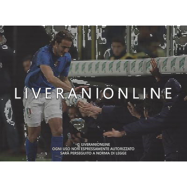 Firenze 01/03/2006 Italia-Germania Amichevole Nella foto: Gioia Gilardino Alberto dopo il gol del 1-0.* Ph Gianni Nucci/Agenzia Aldo Liverani