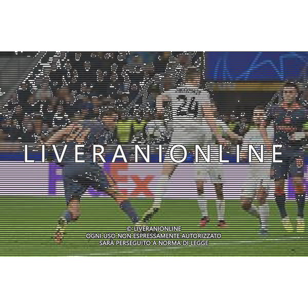 Inter vs Kairat Almaty nella foto Francesco Pio Esposito (Inter) occasione da gol Milano 05-11-2025 Stadio Giuseppe Meazza - San Siro Inter vs Kairat Almaty UEFA Champions League fase a girone unico - 4a giornata foto Roberto Garavaglia/Agenzia Aldo Liverani sas