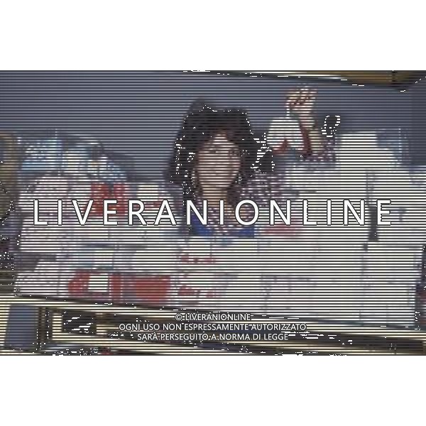 DIAP-RETROSPETTIVA ROBERTA MANFREDI ATTRICE NELLA FOTO ROBERTA MANFREDI A ROMA NELL\'ANNO 1986 FOTO EDGARDO DELLA SCORCIOSA-AG ALDO LIVERANI SAS