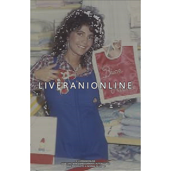 DIAP-RETROSPETTIVA ROBERTA MANFREDI ATTRICE NELLA FOTO ROBERTA MANFREDI A ROMA NELL\'ANNO 1986 FOTO EDGARDO DELLA SCORCIOSA-AG ALDO LIVERANI SAS