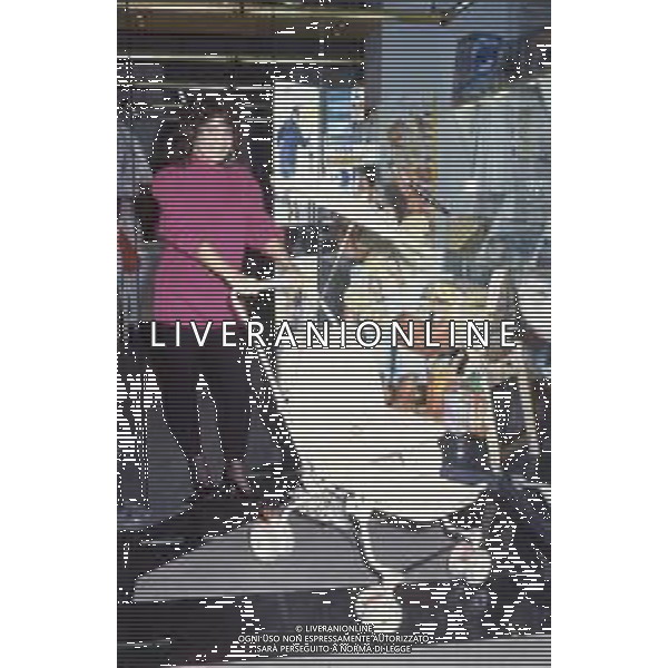 DIAP-RETROSPETTIVA ROBERTA MANFREDI ATTRICE NELLA FOTO ROBERTA MANFREDI A ROMA NELL\'ANNO 1986 FOTO EDGARDO DELLA SCORCIOSA-AG ALDO LIVERANI SAS