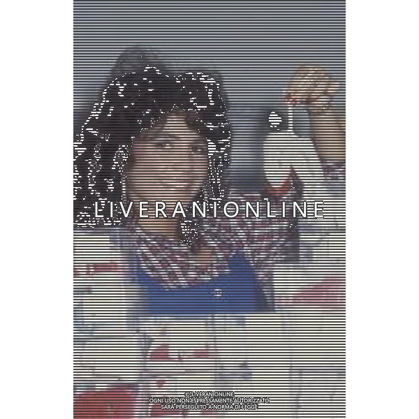 DIAP-RETROSPETTIVA ROBERTA MANFREDI ATTRICE NELLA FOTO ROBERTA MANFREDI A ROMA NELL\'ANNO 1986 FOTO EDGARDO DELLA SCORCIOSA-AG ALDO LIVERANI SAS