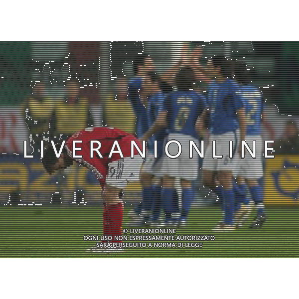 Firenze 01/03/2006 Italia-Germania Amichevole Nella foto: Gioia dopo il gol di Toni Luca.* Ph Gianni Nucci/Agenzia Aldo Liverani