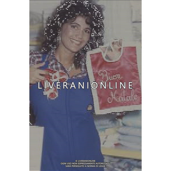 DIAP-RETROSPETTIVA ROBERTA MANFREDI ATTRICE NELLA FOTO ROBERTA MANFREDI A ROMA NELL\'ANNO 1986 FOTO EDGARDO DELLA SCORCIOSA-AG ALDO LIVERANI SAS