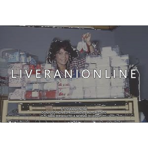 DIAP-RETROSPETTIVA ROBERTA MANFREDI ATTRICE NELLA FOTO ROBERTA MANFREDI A ROMA NELL\'ANNO 1986 FOTO EDGARDO DELLA SCORCIOSA-AG ALDO LIVERANI SAS