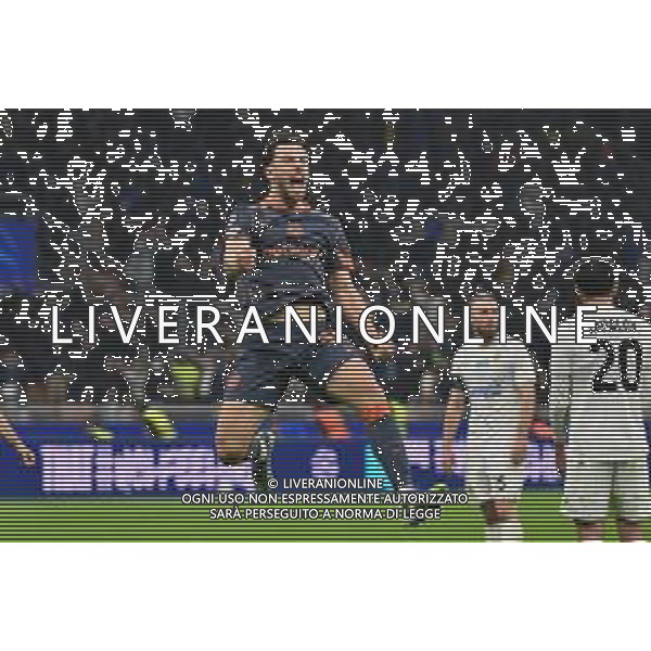 Inter vs Kairat Almaty nella foto Carlos Augusto (Inter) esultanza dopo il gol del 2 a 1 Milano 05-11-2025 Stadio Giuseppe Meazza - San Siro Inter vs Kairat Almaty UEFA Champions League fase a girone unico - 4a giornata foto Roberto Garavaglia/Agenzia Aldo Liverani sas