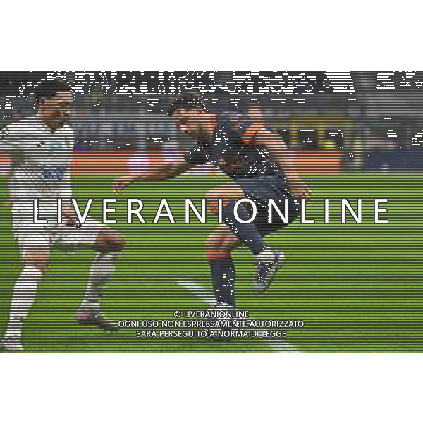 Inter vs Kairat Almaty nella foto Carlos Augusto (Inter) Milano 05-11-2025 Stadio Giuseppe Meazza - San Siro Inter vs Kairat Almaty UEFA Champions League fase a girone unico - 4a giornata foto Roberto Garavaglia/Agenzia Aldo Liverani sas