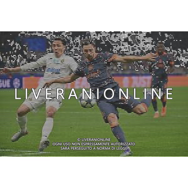 Inter vs Kairat Almaty nella foto sull\'1 a 0 Inter Carlos Augusto (Inter) occasione da gol Milano 05-11-2025 Stadio Giuseppe Meazza - San Siro Inter vs Kairat Almaty UEFA Champions League fase a girone unico - 4a giornata foto Roberto Garavaglia/Agenzia Aldo Liverani sas