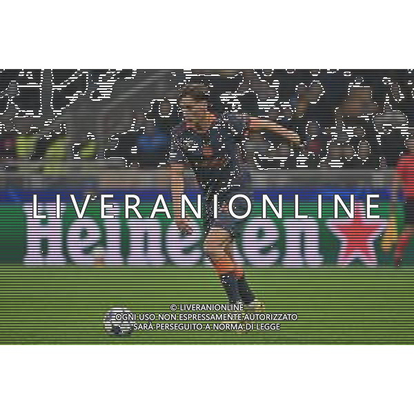 Inter vs Kairat Almaty nella foto Francesco Pio Esposito (Inter) Milano 05-11-2025 Stadio Giuseppe Meazza - San Siro Inter vs Kairat Almaty UEFA Champions League fase a girone unico - 4a giornata foto Roberto Garavaglia/Agenzia Aldo Liverani sas