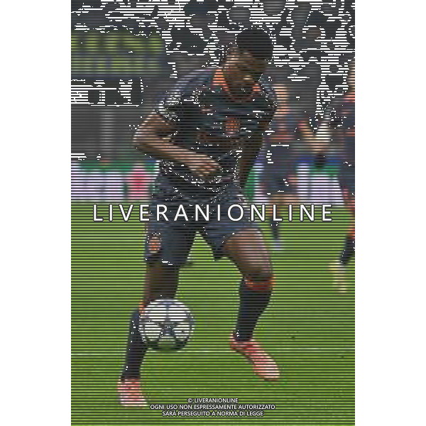 Inter vs Kairat Almaty nella foto Denzel Dumfries (Inter) Milano 05-11-2025 Stadio Giuseppe Meazza - San Siro Inter vs Kairat Almaty UEFA Champions League fase a girone unico - 4a giornata foto Roberto Garavaglia/Agenzia Aldo Liverani sas