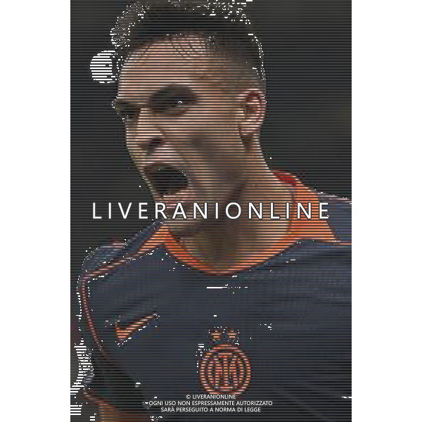 Inter vs Kairat Almaty nella foto Lautaro Martinez (Inter) esultanza dopo il gol dell\'1 a 0 Milano 05-11-2025 Stadio Giuseppe Meazza - San Siro Inter vs Kairat Almaty UEFA Champions League fase a girone unico - 4a giornata foto Roberto Garavaglia/Agenzia Aldo Liverani sas