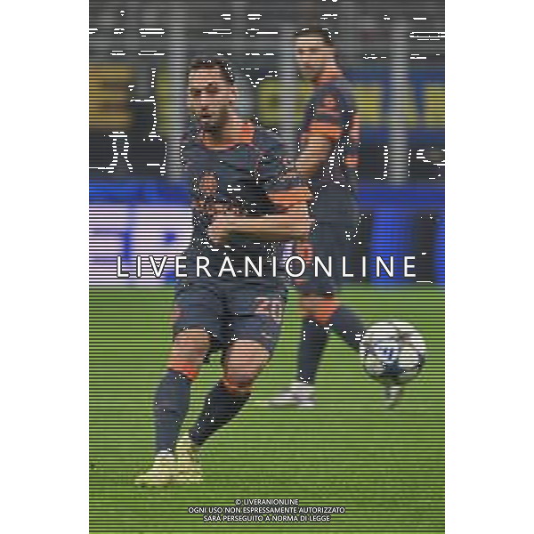 Inter vs Kairat Almaty nella foto Hakan Calhanoglu (Inter) Milano 05-11-2025 Stadio Giuseppe Meazza - San Siro Inter vs Kairat Almaty UEFA Champions League fase a girone unico - 4a giornata foto Roberto Garavaglia/Agenzia Aldo Liverani sas