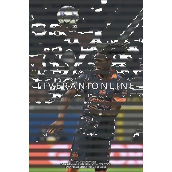 Inter vs Kairat Almaty nella foto Yann Aurel Bisseck (Inter) Milano 05-11-2025 Stadio Giuseppe Meazza - San Siro Inter vs Kairat Almaty UEFA Champions League fase a girone unico - 4a giornata foto Roberto Garavaglia/Agenzia Aldo Liverani sas