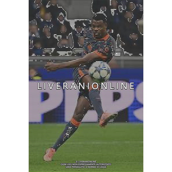 Inter vs Kairat Almaty nella foto Denzel Dumfries (Inter) Milano 05-11-2025 Stadio Giuseppe Meazza - San Siro Inter vs Kairat Almaty UEFA Champions League fase a girone unico - 4a giornata foto Roberto Garavaglia/Agenzia Aldo Liverani sas