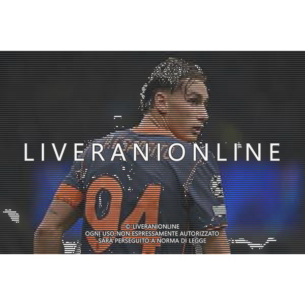 Inter vs Kairat Almaty nella foto Francesco Pio Esposito (Inter) Milano 05-11-2025 Stadio Giuseppe Meazza - San Siro Inter vs Kairat Almaty UEFA Champions League fase a girone unico - 4a giornata foto Roberto Garavaglia/Agenzia Aldo Liverani sas