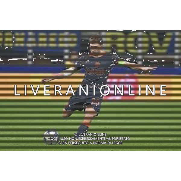 Inter vs Kairat Almaty nella foto Nicolò Barella (Inter) Milano 05-11-2025 Stadio Giuseppe Meazza - San Siro Inter vs Kairat Almaty UEFA Champions League fase a girone unico - 4a giornata foto Roberto Garavaglia/Agenzia Aldo Liverani sas