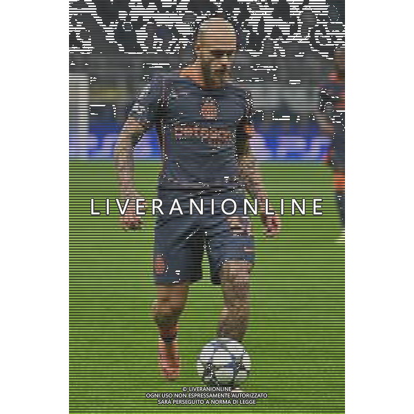 Inter vs Kairat Almaty nella foto Federico Dimarco (Inter) Milano 05-11-2025 Stadio Giuseppe Meazza - San Siro Inter vs Kairat Almaty UEFA Champions League fase a girone unico - 4a giornata foto Roberto Garavaglia/Agenzia Aldo Liverani sas