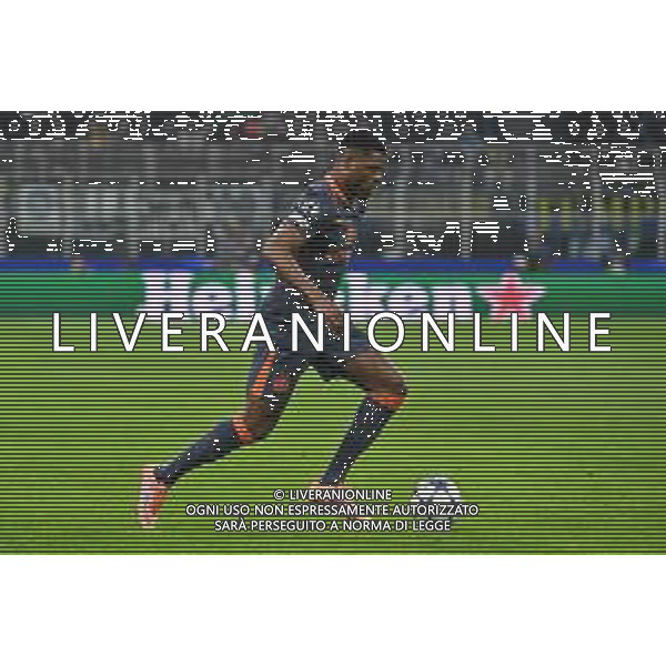 Inter vs Kairat Almaty nella foto Denzel Dumfries (Inter) Milano 05-11-2025 Stadio Giuseppe Meazza - San Siro Inter vs Kairat Almaty UEFA Champions League fase a girone unico - 4a giornata foto Roberto Garavaglia/Agenzia Aldo Liverani sas