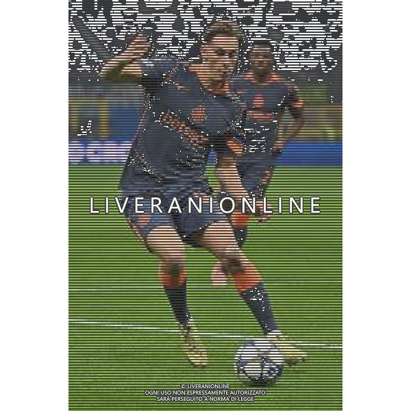 Inter vs Kairat Almaty nella foto Francesco Pio Esposito (Inter) Milano 05-11-2025 Stadio Giuseppe Meazza - San Siro Inter vs Kairat Almaty UEFA Champions League fase a girone unico - 4a giornata foto Roberto Garavaglia/Agenzia Aldo Liverani sas