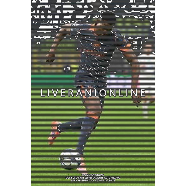 Inter vs Kairat Almaty nella foto Denzel Dumfries (Inter) Milano 05-11-2025 Stadio Giuseppe Meazza - San Siro Inter vs Kairat Almaty UEFA Champions League fase a girone unico - 4a giornata foto Roberto Garavaglia/Agenzia Aldo Liverani sas